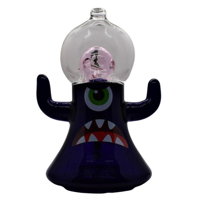 Hemper - Dankenstein Monster Glass Bubbler Waterpipe - Various Colors - (1 Count)-Hand Pipes, Rigs, & Bubblers