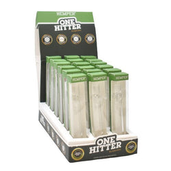 Hemper Glass One Hitter - (1 or 18 Count)-Papers and Cones