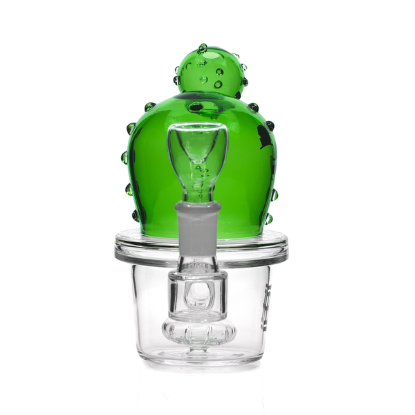 Hemper Happy Cactus V2 Bubbler Waterpipe - (1, 3, or 6 Count)-Hand Pipes, Rigs, & Bubblers