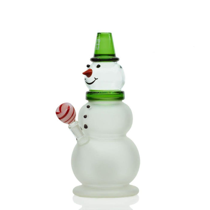 Hemper Snowman XL Water Bubbler - Various Colors - (1 Count)-Hand Pipes, Rigs, & Bubblers