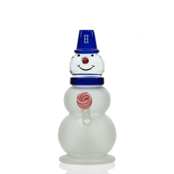 Hemper Snowman XL Water Bubbler - Various Colors - (1 Count)-Hand Pipes, Rigs, & Bubblers