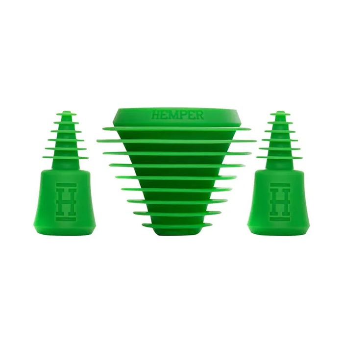 Hemper Tech Universal Cleaning Plugs & Caps - (12 Count)-Hand Pipes, Rigs, & Bubblers
