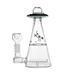 Hemper UFO Vortex Bubbler - Various Colors - (1 Count) Smoke-Water Pipes