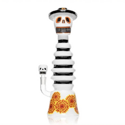 Hemper XL Dia De Los Muertos Bong - (1 Count)-Hand Pipes, Rigs, & Bubblers