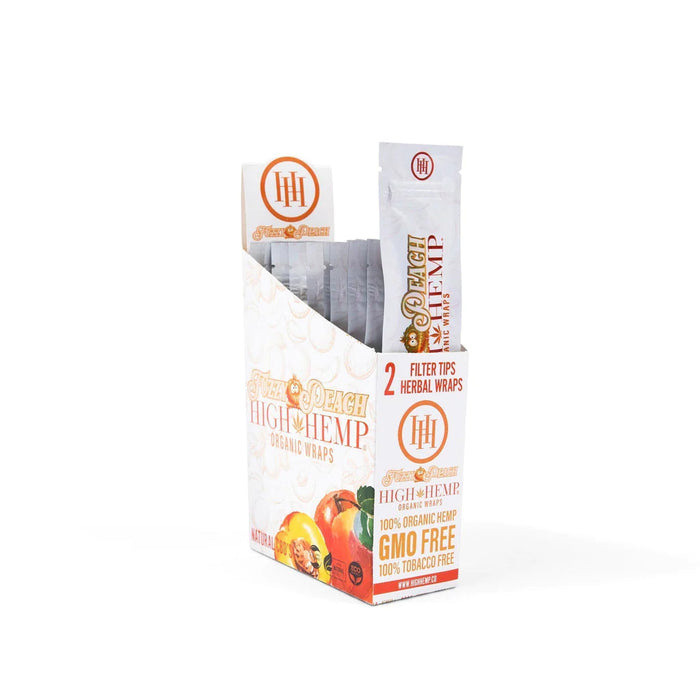 High Hemp Organic Wraps - Various Flavors - (25 Packs Per Display)-Papers and Cones