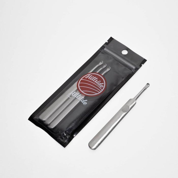 Hillside Steel Flat Handle Scoop Dabber - (3 Pack)-Dab Tools