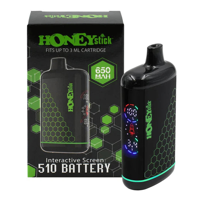 Honeystick Digital Interactive Concealing 510 Thread Battery - 3 Color MJ Wholesale Honeystick Digital Interactive Concealing 510 Thread Battery - 3 Color MJ Wholesale