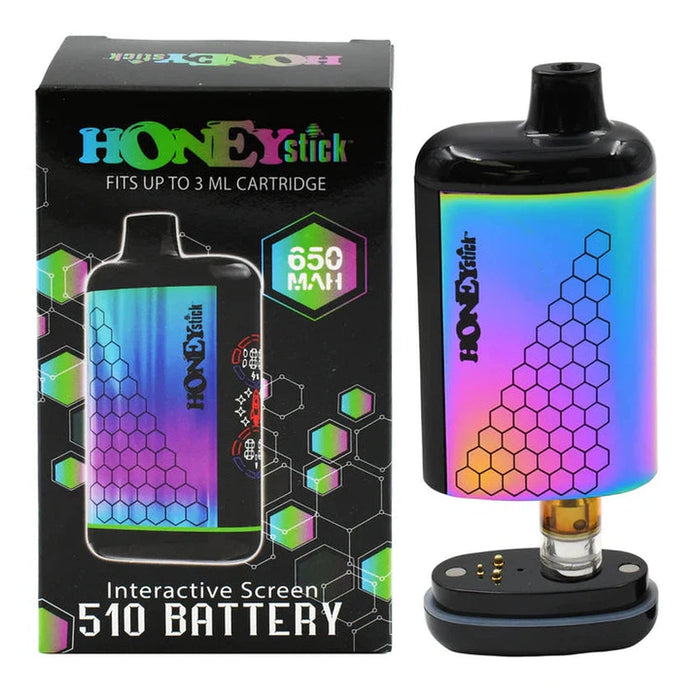 Honeystick Digital Interactive Concealing 510 Thread Battery - 3 Color MJ Wholesale Honeystick Digital Interactive Concealing 510 Thread Battery - 3 Color MJ Wholesale