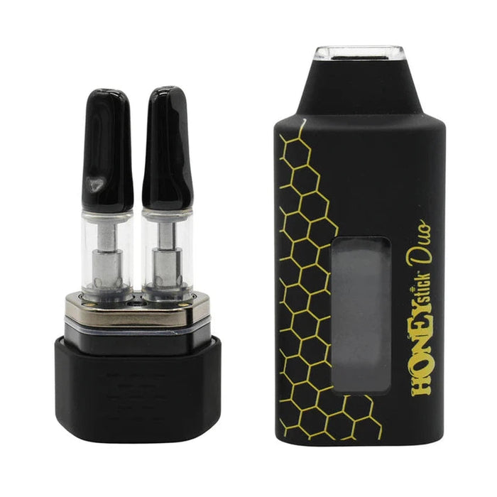 Honeystick DUO 510 Thread Cartridge Vape - Black - (1 or 10 Count) MJ Wholesale Honeystick DUO 510 Thread Cartridge Vape - Black - (1 or 10 Count) MJ Wholesale