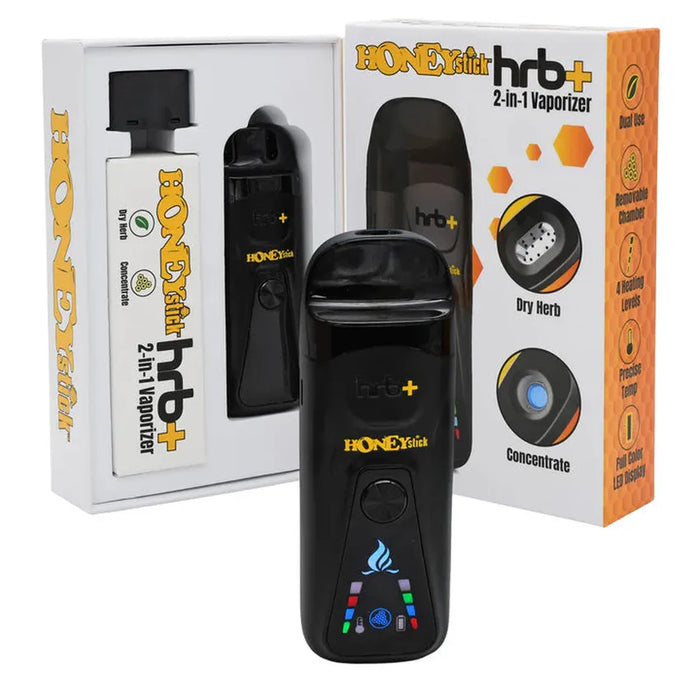HoneyStick HRB+ 2-in-1 Herb & Dab Vape Pen - (1 Count) MJ Wholesale HoneyStick HRB+ 2-in-1 Herb & Dab Vape Pen - (1 Count) MJ Wholesale