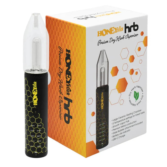 Honeystick Premium HRB Dry Herb Vaporizer - (1 Count)- MJ Wholesale T Honeystick Premium HRB Dry Herb Vaporizer - (1 Count)- MJ Wholesale T