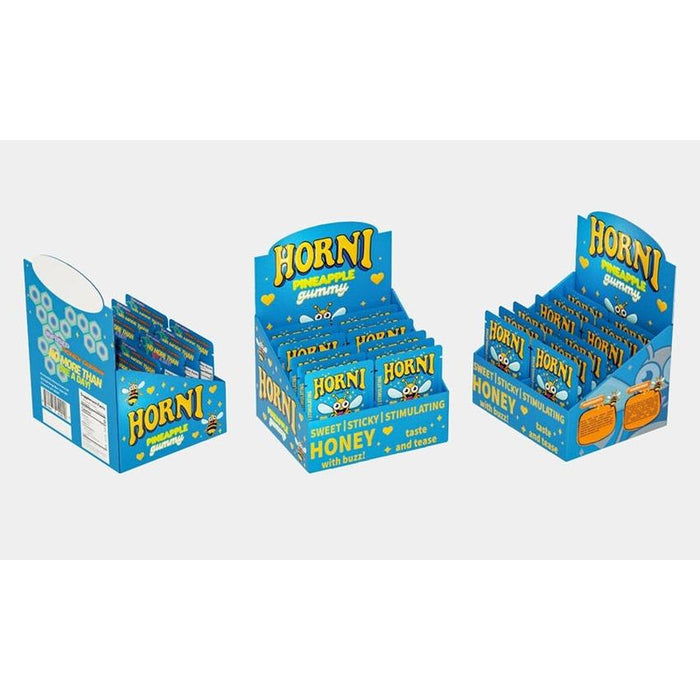Horni Gummies - Pineapple - (20 Count Display)-Dietary Supplements