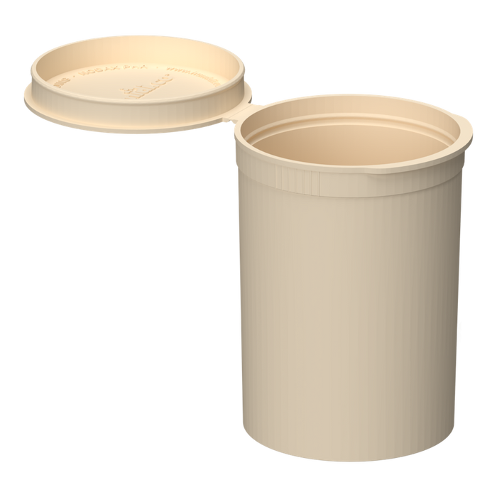 Humidi.co Natural 30 Dram Pop Top Vials - Sustainable & Compostable (200 Count Per Case)-Pop Top Vials