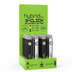 Hybrid Assorted 510 Thread Adjustable Voltage Battery Display - (16 Count Display)-Hand Glass, Rigs, & Bubblers