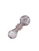 4" Pink Double Ring Glass Hand Pipe - (1 Count)-Hand Pipes, Rigs, & Bubblers