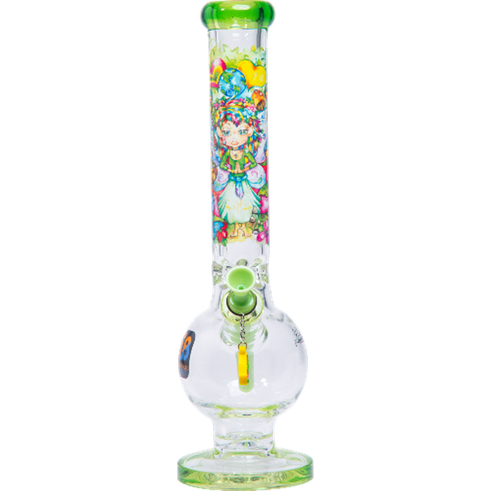 Influenced Brandz X Linda Biggs 15" Fishbowl Bong - (1 Count)-Hand Pipes, Rigs, & Bubblers