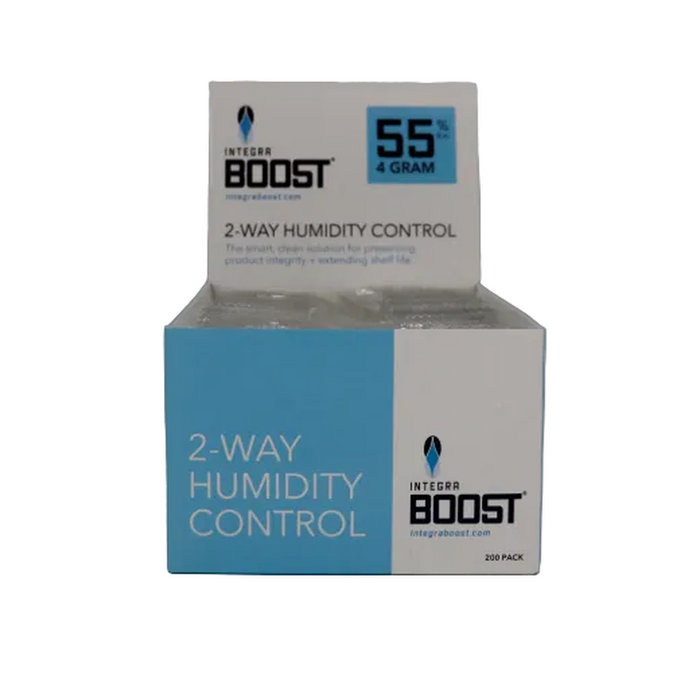 Integra Boost 4g RH 55% Humidity Pack - Individually Wrapped - (200 Count Display)-Humidity Packs