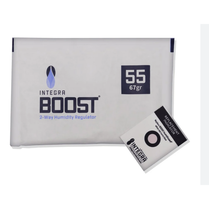 Integra Boost 67g RH 55% Humidity Pack - Bulk - Individually Wrapped - (100 Count)-Humidity Packs