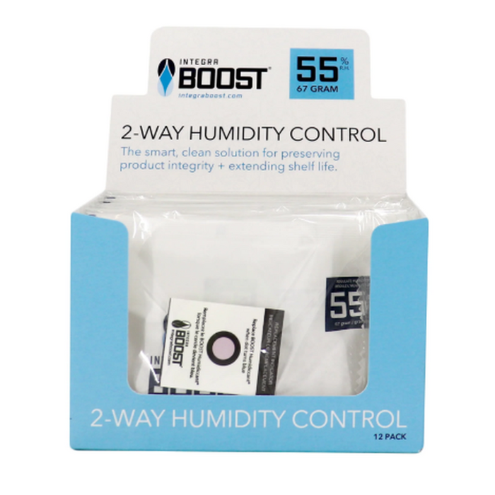Integra Boost 67g RH 55% Humidity Pack - Individually Wrapped - (12 Count Display)-Humidity Packs