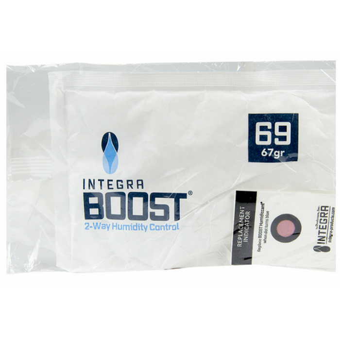 Integra Boost 67g RH 69% Humidity Pack - Individually Wrapped - (24 Count Display)-Humidity Packs