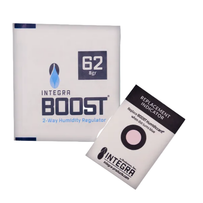 Integra Boost 8g RH 62% Humidity Pack - BULK Individually Wrapped - (300 Count)-Humidity Packs