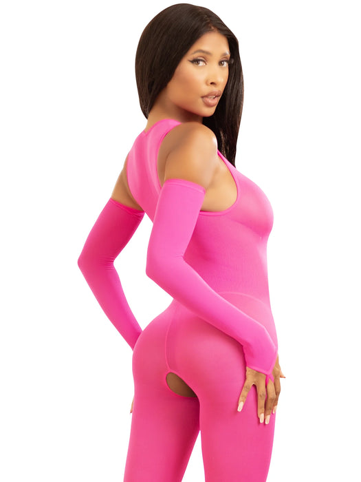Hot Pink Bodysuit-BeSavage Lingerie-MJ Wholesale