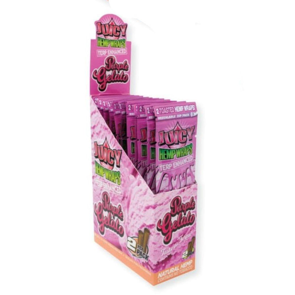Juicy Terp Enhanced Hemp Wraps Various Flavors 2 Wraps/Pk — MJ Wholesale