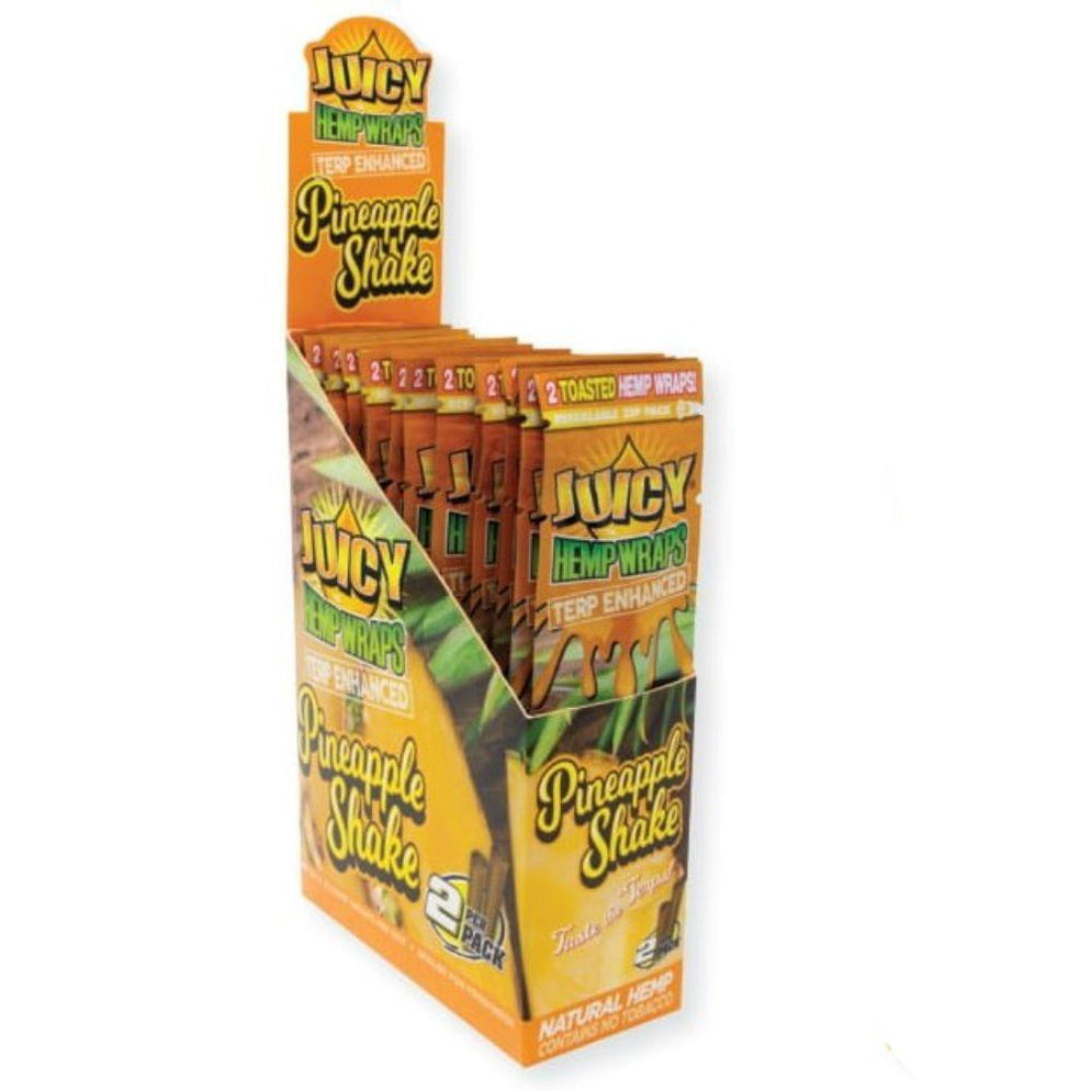 Juicy Terp Enhanced Hemp Wraps Various Flavors 2 Wraps/Pk — MJ Wholesale