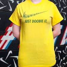 Just Doobie It Yellow - T-Shirt - Various Sizes - (1 Count or 3 Count)-Novelty, Hats & Clothing