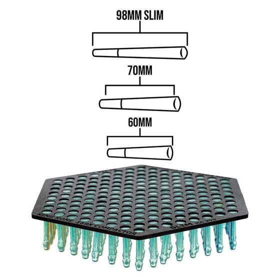 King Kone 169 Slim Packing Fingers 60mm, 70mm & 98mm Slim Cones-MJ Wholesale