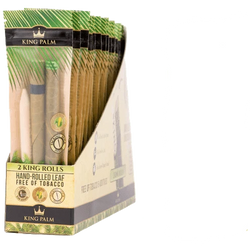 King Palm 2 Per Pack King Size Rolls - (20 Count Display)-Pre-Rolled Cones