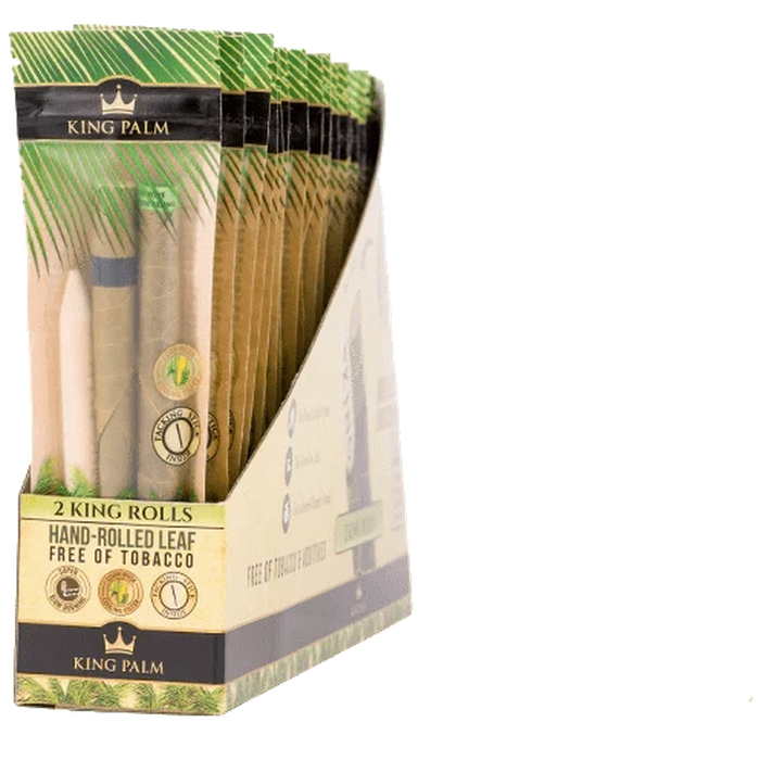 King Palm 2 Per Pack King Size Rolls - (20 Count Display)-Pre-Rolled Cones