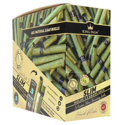 King Palm 5PK Slim Size Rolls With Boveda Packs (15 Count Display)-Pre-Rolled Cones