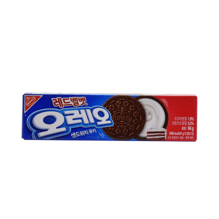 Korean Oreo Cookies Red Velvet Cream - (1 Count)-Exotic Snacks