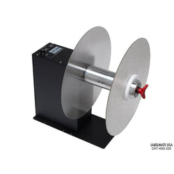 Labelmate High Torque Rewinder for media up to 8.5" wide, and roll diameters up to 16" CAT-40G-220-Rewinders