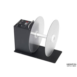 Labelmate Standard Heavy-Duty Rewinder with 1" diameter core holder, for media up to 6.5" wide -CAT-3-1-INCH-Rewinders