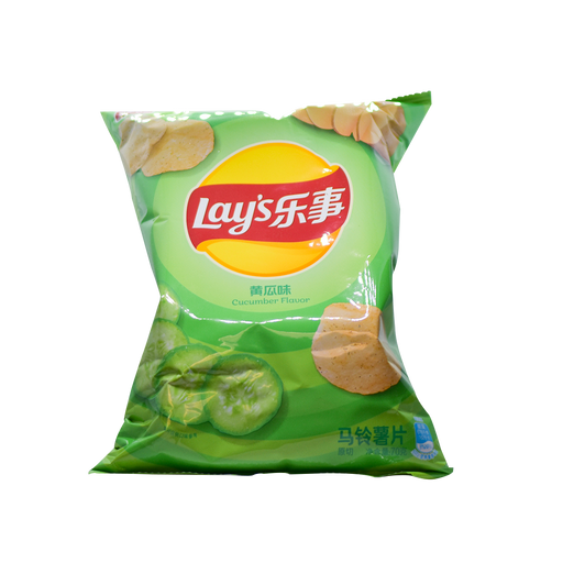Lay's Potato Chips Cucumber Flavor - (1 Count)-Exotic Snacks