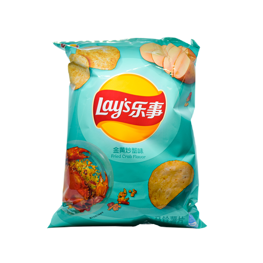 Lay's Potato Chips Golden Fried Crab Flavor - (1 Count)-Exotic Snacks