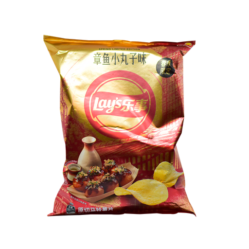Lay's Potato Chips Takoyaki Flavor - (1 Count)-Exotic Snacks