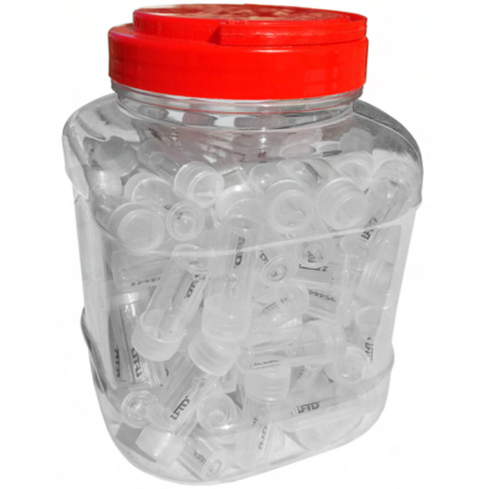 LFTD Glass Tips Jar - Clear - 8mm - (120 Count Per Jar)-Hand Pipes, Rigs, & Bubblers