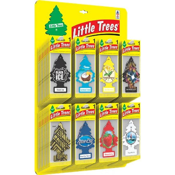 Little Trees Car Air Freshener Display - (96 Count Display)-Air Fresheners & Candles