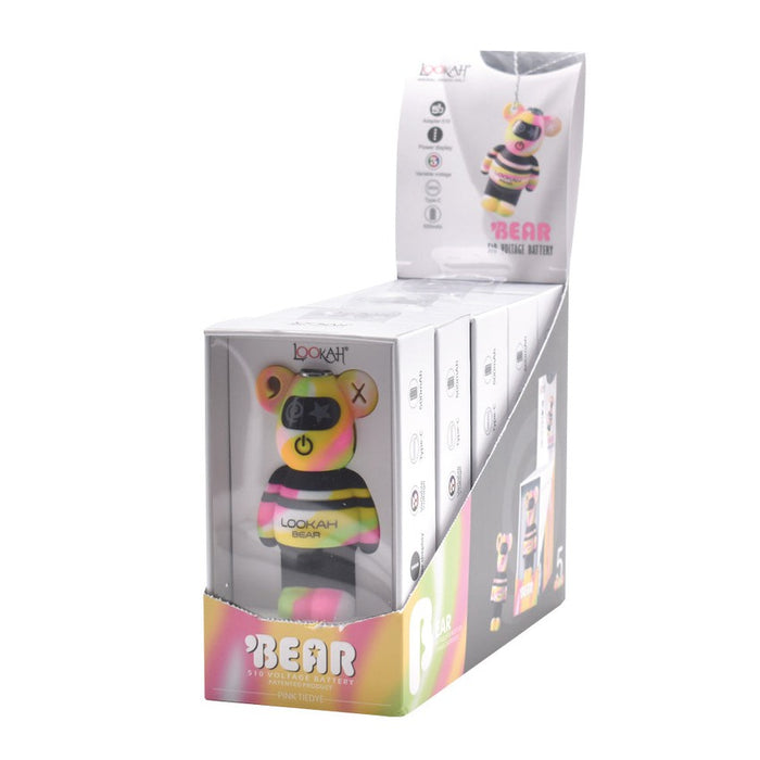 Lookah Bear 510 Thread Vape Battery - Various Colors - (1 or 5 Count)-Vaporizers, E-Cigs, and Batteries