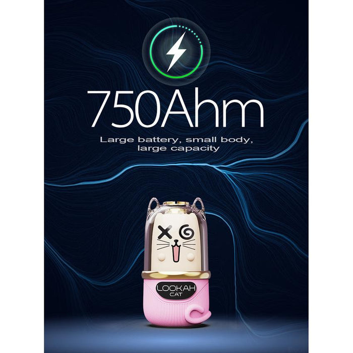 Lookah Cat 510 Thread Vape Battery - Various Colors - 1 Count-Vaporizers, E-Cigs, and Batteries