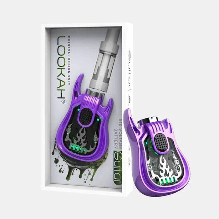 Lookah Guitar 510 Thread Vape Battery - Various Colors - (1 Count) - S MJ Wholesale Lookah Guitar 510 Thread Vape Battery - Various Colors - (1 Count) - S MJ Wholesale