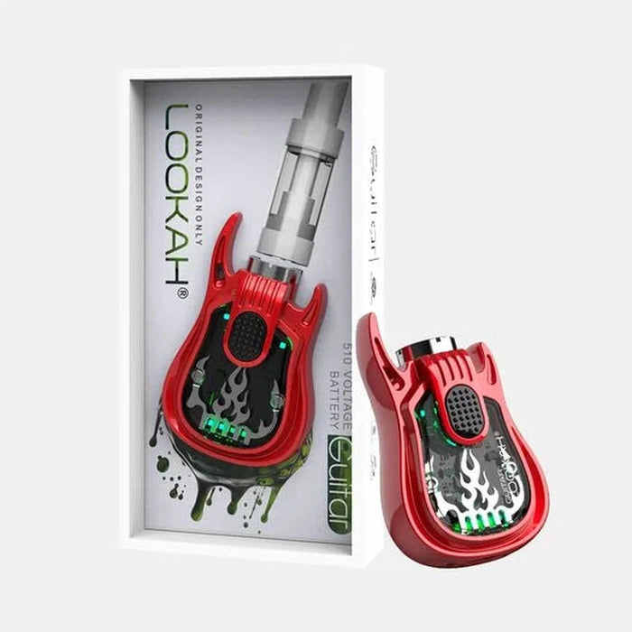 Lookah Guitar 510 Thread Vape Battery - Various Colors - (1 Count) - S MJ Wholesale Lookah Guitar 510 Thread Vape Battery - Various Colors - (1 Count) - S MJ Wholesale