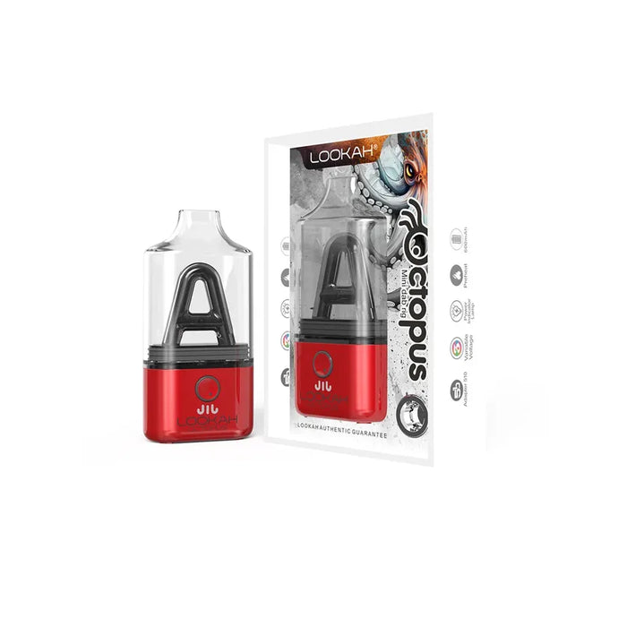 Lookah Octopus Mini Electric Dab Rig - Various Colors - (1 Count)-Vaporizers, E-Cigs, and Batteries