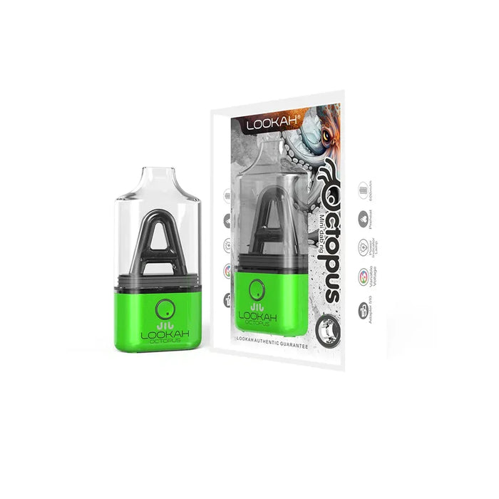 Lookah Octopus Mini Electric Dab Rig - Various Colors - (1 Count)-Vaporizers, E-Cigs, and Batteries