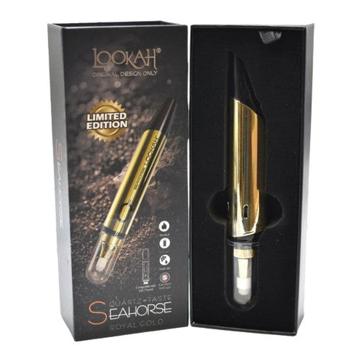 Lookah Seahorse 2 In 1 Concentrate and 510 Thread Vaporizer - Various Colors - (1 Count)-Vaporizers, E-Cigs, and Batteries