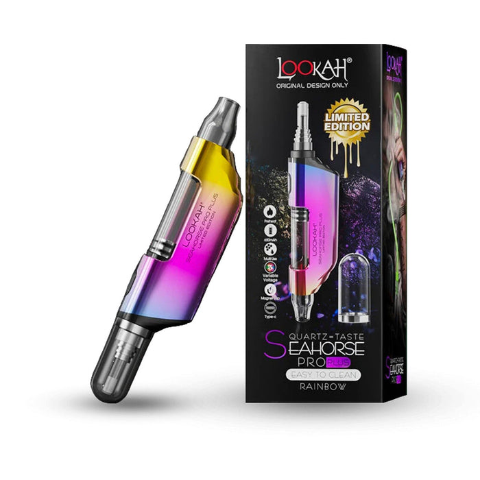 Lookah Seahorse Pro Plus Wax Pen & Dab Concentrate Vaporizer - 650mAh- Various Colors - (1 Count)-Vaporizers, E-Cigs, and Batteries