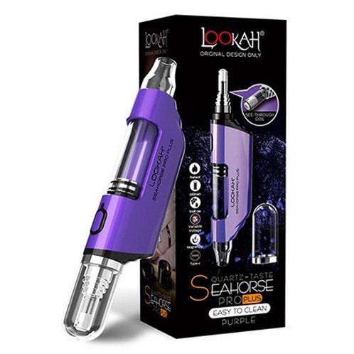 Lookah Seahorse Pro Plus Wax Pen & Dab Concentrate Vaporizer - 650mAh- Various Colors - (1 Count)-Vaporizers, E-Cigs, and Batteries
